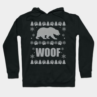 Gay Bear Woof Merry Christmas Hoodie